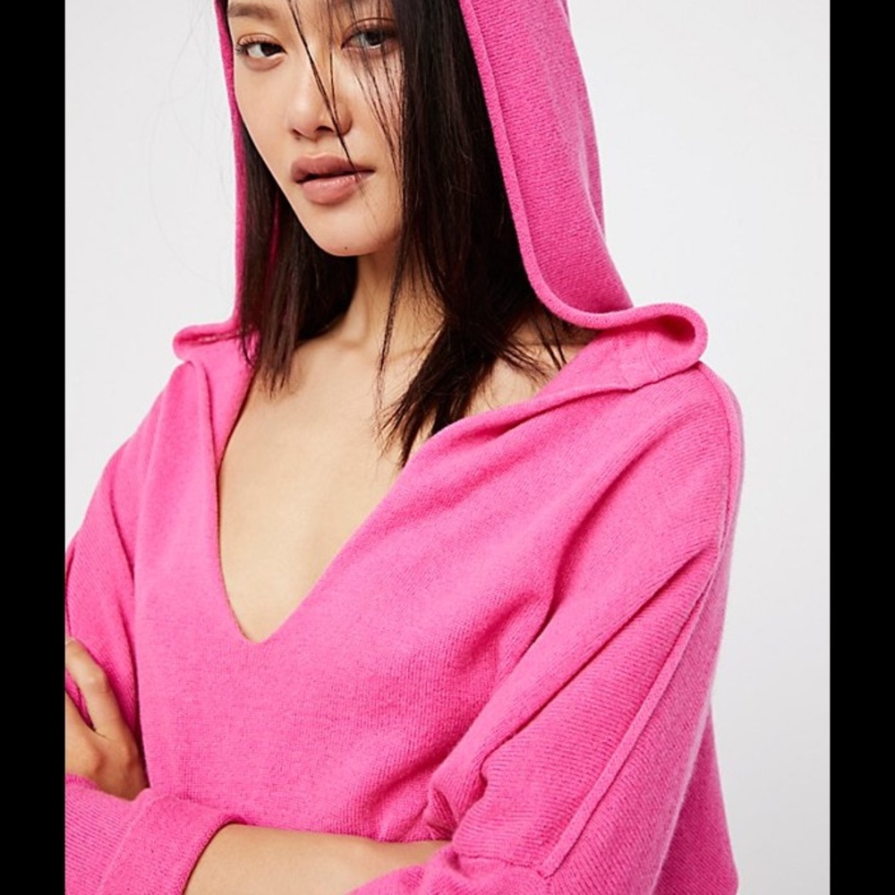 Very pretty cashmere Free People hoodie.